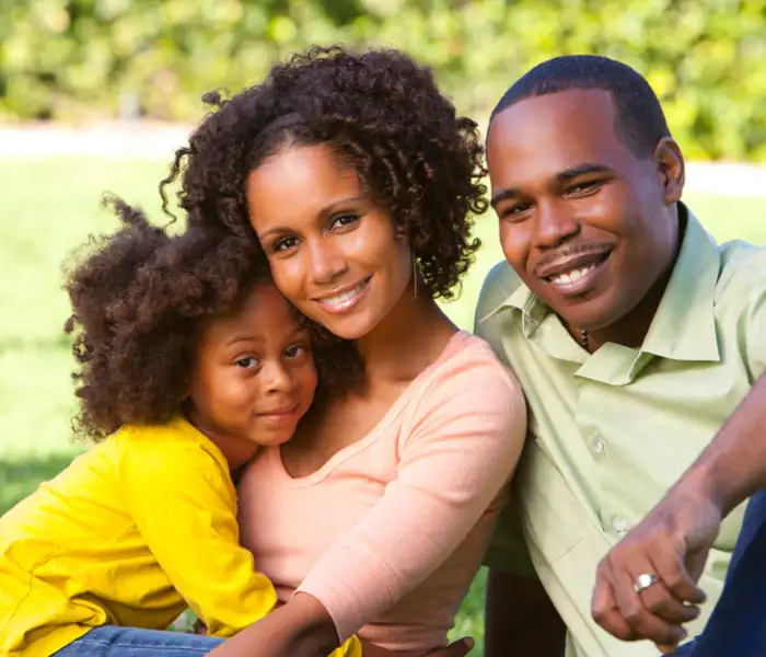 Family in Park